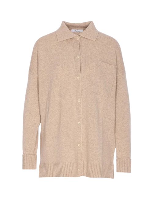 Cardigan con collo a polo MAX MARA | 2521346012600BULL001